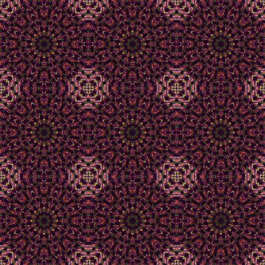 Kusursuz desen. Baskı ve dekorasyon için geometrik desen. Kaleydoskop dokusu