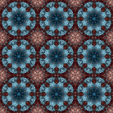 Kusursuz desen. Baskı ve dekorasyon için geometrik desen. Kaleydoskop dokusu