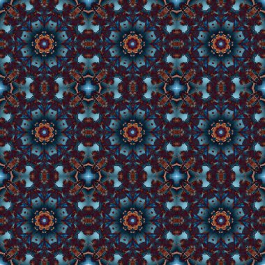 Kusursuz desen. Baskı ve dekorasyon için geometrik desen. Kaleydoskop dokusu