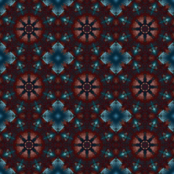 Seamless Pattern Geometric Pattern Printing Decoration Kaleidoscope Texture — Fotografia de Stock