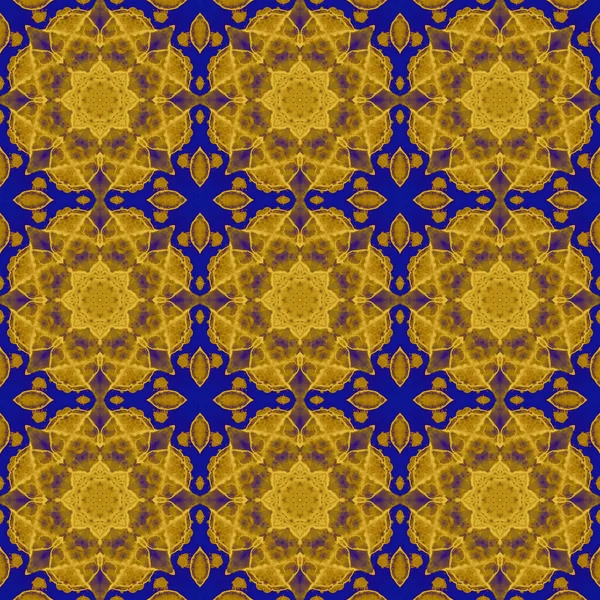 Seamless Pattern Geometric Pattern Printing Decoration Kaleidoscope Texture — ストック写真