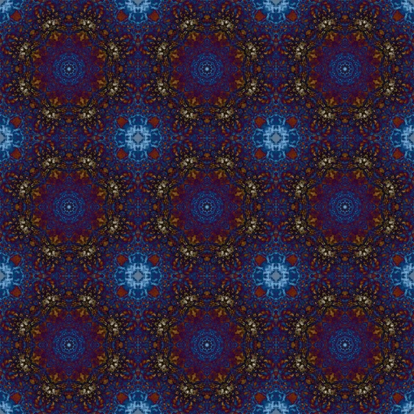 Seamless Pattern Geometric Pattern Printing Decoration Kaleidoscope Texture — 图库照片