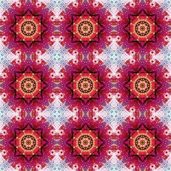 Seamless Pattern Geometric Pattern Printing Decoration Kaleidoscope Texture — Stockfoto