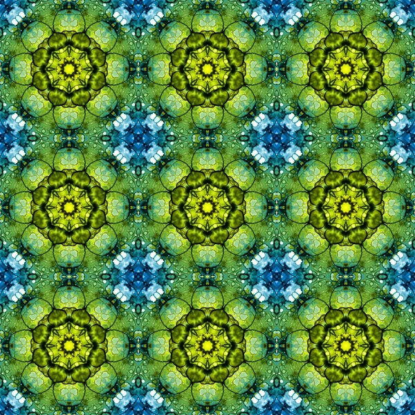 Seamless Pattern Geometric Pattern Printing Decoration Kaleidoscope Texture — Zdjęcie stockowe