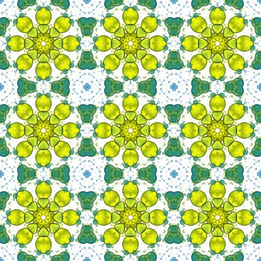 Kusursuz desen. Baskı ve dekorasyon için geometrik desen. Kaleydoskop dokusu