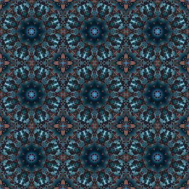 Kusursuz desen. Baskı ve dekorasyon için geometrik desen. Kaleydoskop dokusu