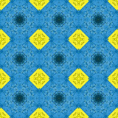 Kusursuz desen. Baskı ve dekorasyon için geometrik desen. Kaleydoskop dokusu