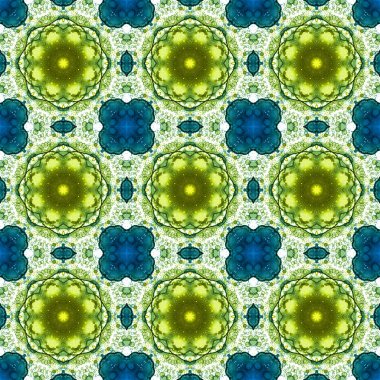 Kusursuz desen. Baskı ve dekorasyon için geometrik desen. Kaleydoskop dokusu