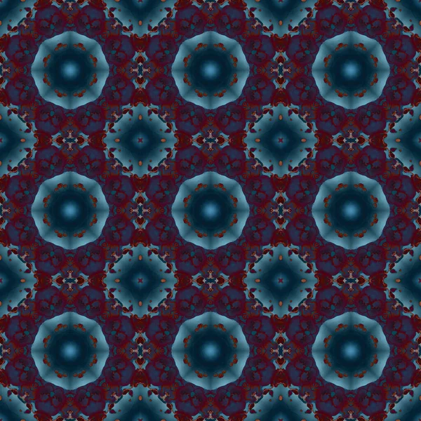 Seamless Pattern Geometric Pattern Printing Decoration Kaleidoscope Texture — Zdjęcie stockowe