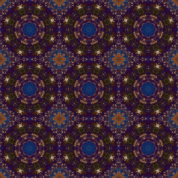 Seamless Pattern Geometric Pattern Printing Decoration Kaleidoscope Texture — Zdjęcie stockowe