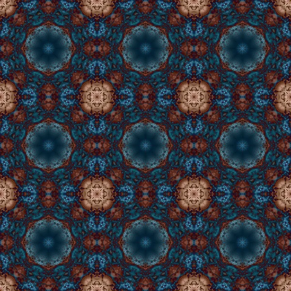 Seamless Pattern Geometric Pattern Printing Decoration Kaleidoscope Texture — Stock fotografie