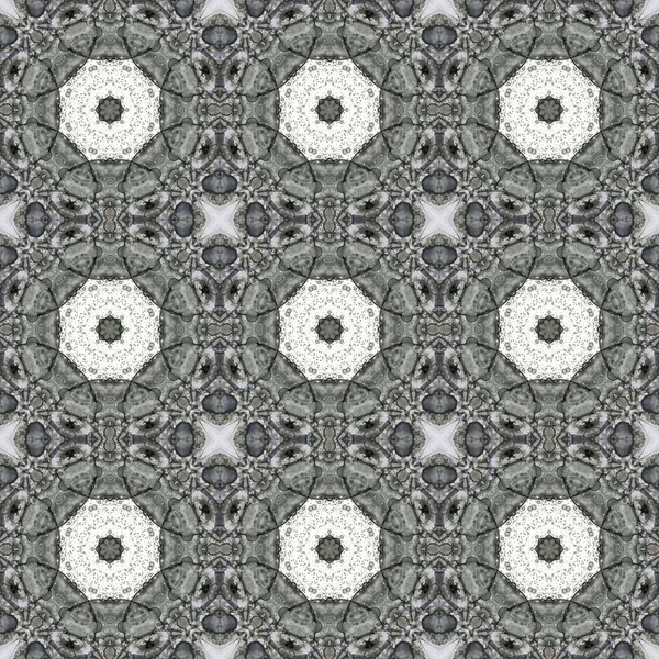 Seamless Pattern Geometric Pattern Printing Decoration Kaleidoscope Texture — 图库照片