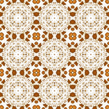 Kusursuz desen. Baskı ve dekorasyon için geometrik desen. Kaleydoskop dokusu