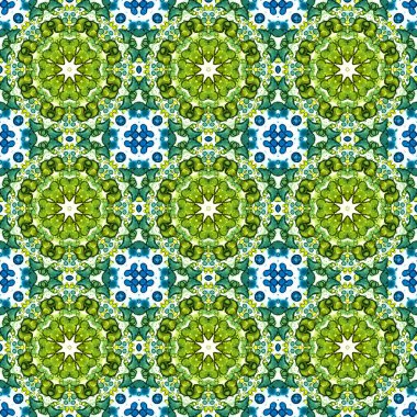 Kusursuz desen. Baskı ve dekorasyon için geometrik desen. Kaleydoskop dokusu