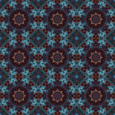 Kusursuz desen. Baskı ve dekorasyon için geometrik desen. Kaleydoskop dokusu