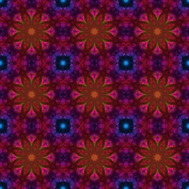 Kusursuz desen. Baskı ve dekorasyon için geometrik desen. Kaleydoskop dokusu