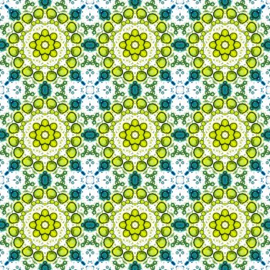 Kusursuz desen. Baskı ve dekorasyon için geometrik desen. Kaleydoskop dokusu