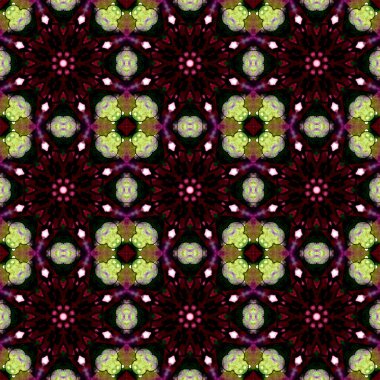 Kusursuz desen. Baskı ve dekorasyon için geometrik desen. Kaleydoskop dokusu