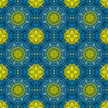 Seamless pattern. Geometric pattern for printing and decoration. Kaleidoscope texture