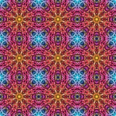 Kusursuz desen. Baskı ve dekorasyon için geometrik desen. Kaleydoskop dokusu