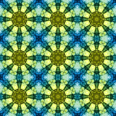 Kusursuz desen. Baskı ve dekorasyon için geometrik desen. Kaleydoskop dokusu