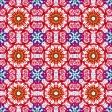 Kusursuz desen. Baskı ve dekorasyon için geometrik desen. Kaleydoskop dokusu