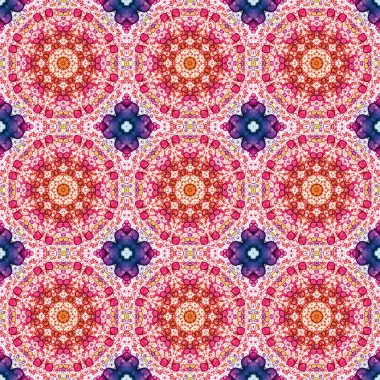 Kusursuz desen. Baskı ve dekorasyon için geometrik desen. Kaleydoskop dokusu