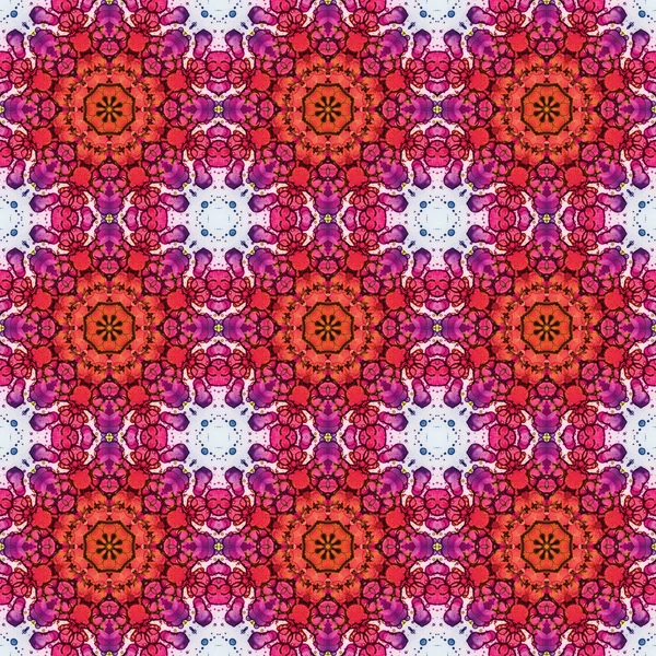 Seamless Pattern Geometric Pattern Printing Decoration Kaleidoscope Texture — Zdjęcie stockowe