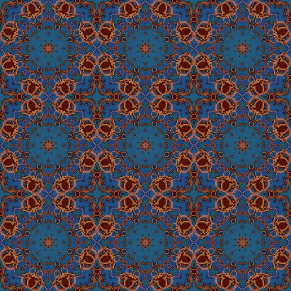 Seamless Pattern Geometric Pattern Printing Decoration Kaleidoscope Texture — Foto Stock