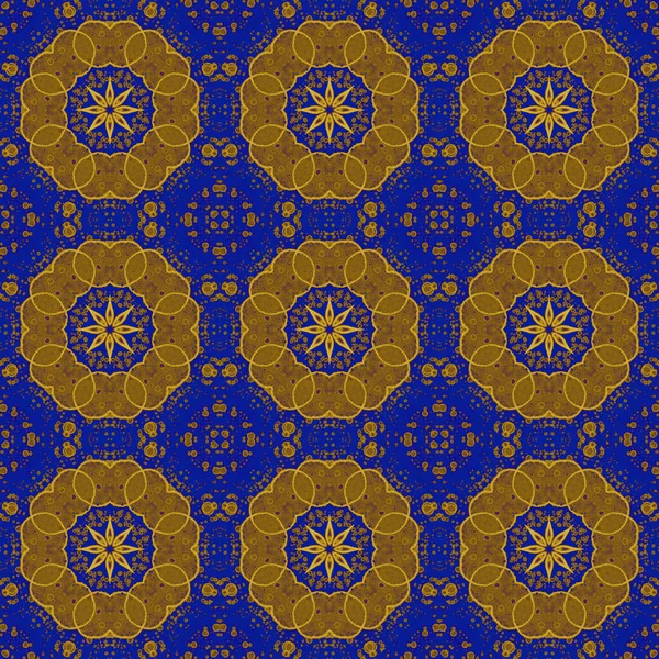 Seamless Pattern Geometric Pattern Printing Decoration Kaleidoscope Texture — ストック写真