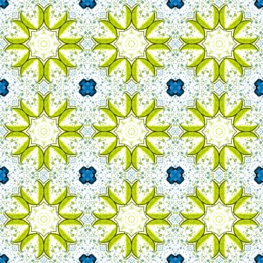 Kusursuz desen. Baskı ve dekorasyon için geometrik desen. Kaleydoskop dokusu