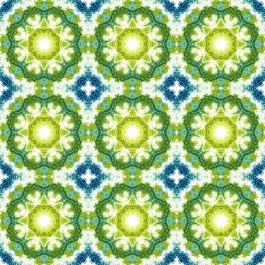 Kusursuz desen. Baskı ve dekorasyon için geometrik desen. Kaleydoskop dokusu