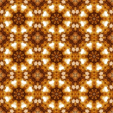 Kusursuz desen. Baskı ve dekorasyon için geometrik desen. Kaleydoskop dokusu