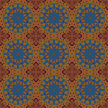 Kusursuz desen. Baskı ve dekorasyon için geometrik desen. Kaleydoskop dokusu