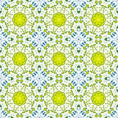 Kusursuz desen. Baskı ve dekorasyon için geometrik desen. Kaleydoskop dokusu