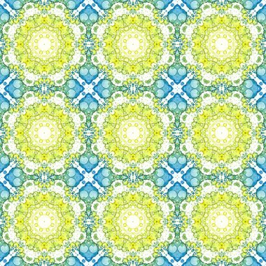 Kusursuz desen. Baskı ve dekorasyon için geometrik desen. Kaleydoskop dokusu