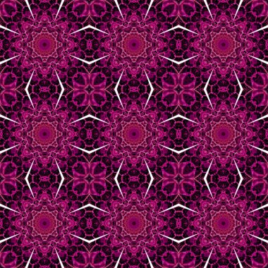 Kusursuz desen. Baskı ve dekorasyon için geometrik desen. Kaleydoskop dokusu