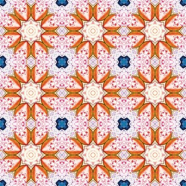 Kusursuz desen. Baskı ve dekorasyon için geometrik desen. Kaleydoskop dokusu