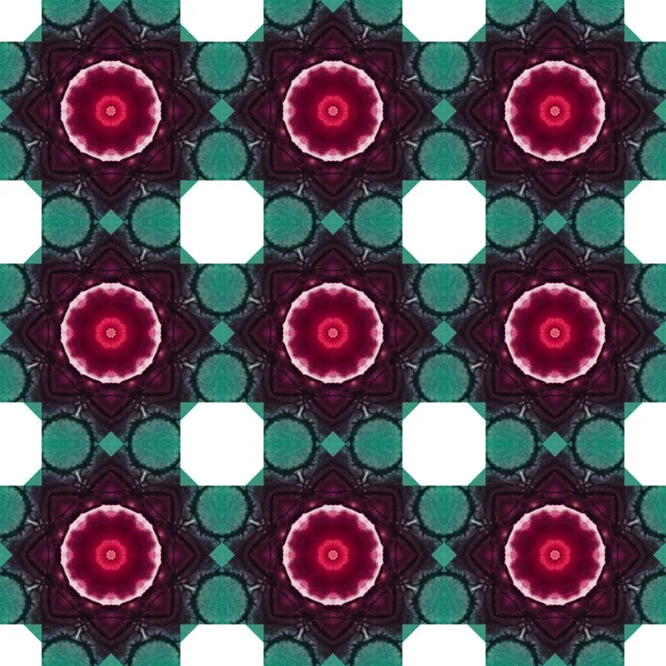 Seamless Pattern Geometric Pattern Printing Decoration Kaleidoscope Texture — Fotografia de Stock