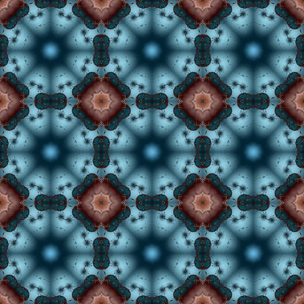 Seamless Pattern Geometric Pattern Printing Decoration Kaleidoscope Texture — Zdjęcie stockowe