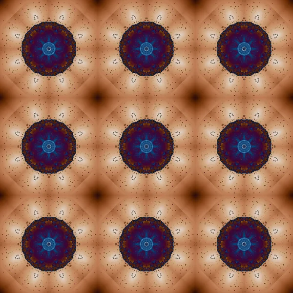 Seamless Pattern Geometric Pattern Printing Decoration Kaleidoscope Texture — 스톡 사진