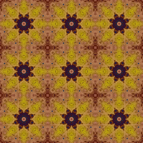 Seamless Pattern Geometric Pattern Printing Decoration Kaleidoscope Texture — Foto de Stock