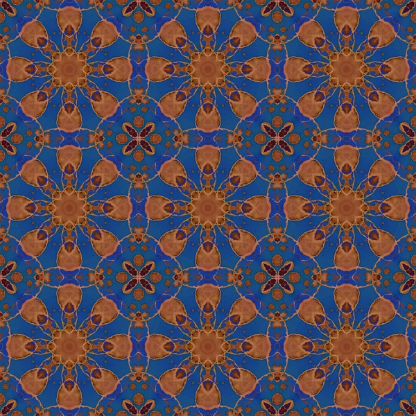 Seamless Pattern Geometric Pattern Printing Decoration Kaleidoscope Texture — Zdjęcie stockowe