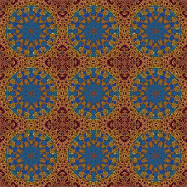 Seamless Pattern Geometric Pattern Printing Decoration Kaleidoscope Texture — Zdjęcie stockowe