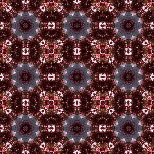 Seamless Pattern Geometric Pattern Printing Decoration Kaleidoscope Texture — Fotografia de Stock