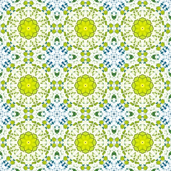 Seamless Pattern Geometric Pattern Printing Decoration Kaleidoscope Texture — Stockfoto