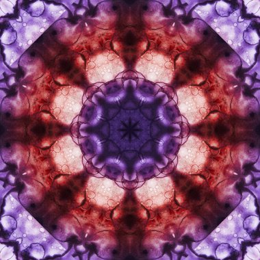 Kusursuz geometrik desen. Güzel bir doku ve arka plan. Kırmızı gül.