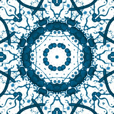 Kusursuz geometrik desen. Güzel bir doku ve arka plan. Mavi gökyüzü.