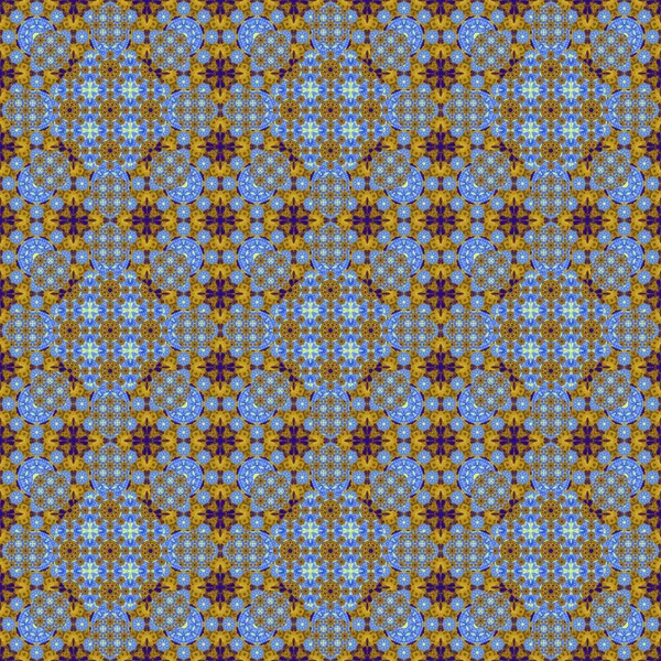 Seamless Pattern Small Pattern Geometric Flowers Patterns Fabric Clothing — Foto Stock