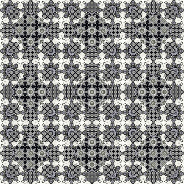 Seamless pattern. Small pattern of geometric flowers. Patterns for fabric and clothing